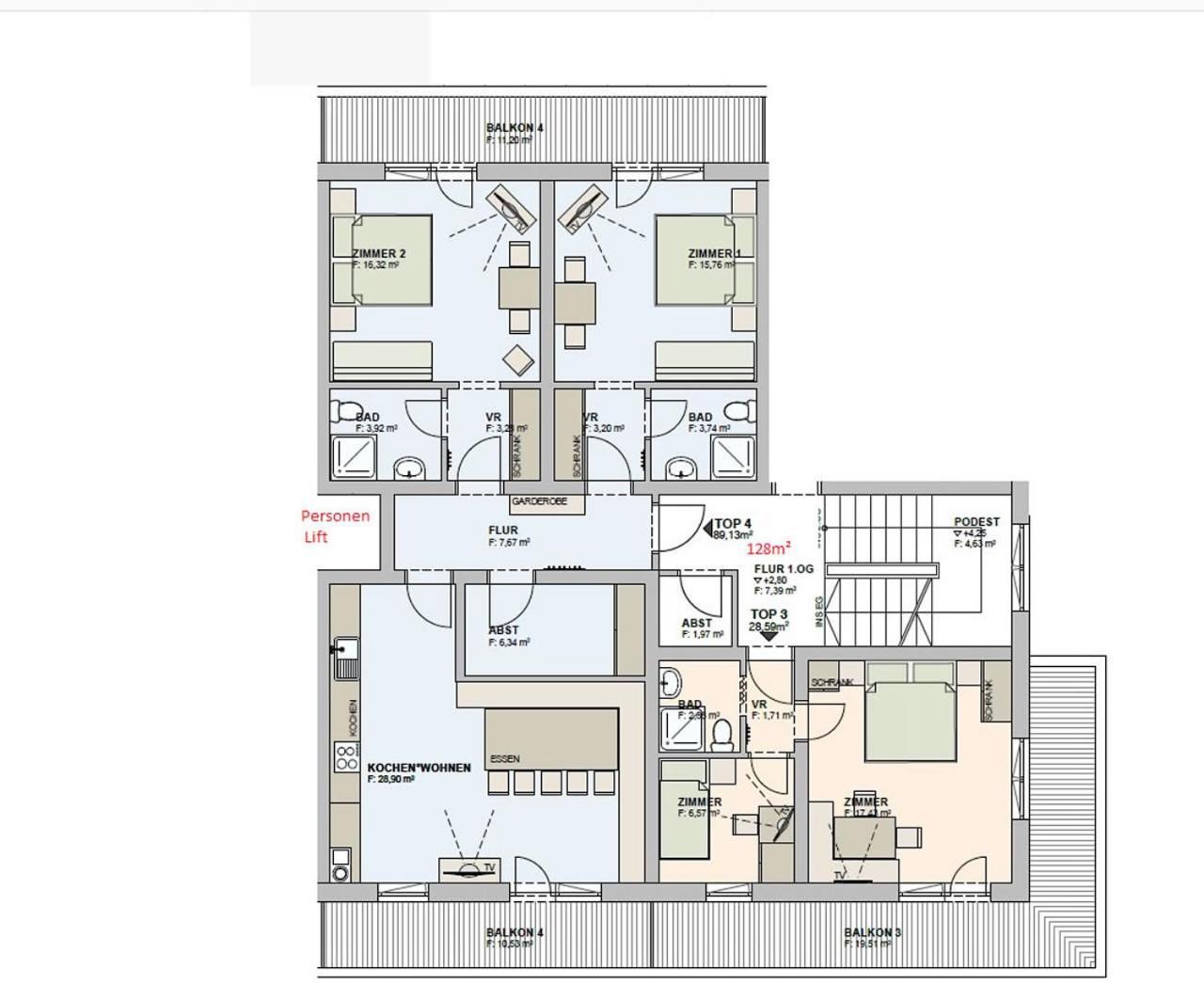 Aparthotel Brandtnerhof Betriebe Waidring Habitación foto